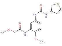 2-methoxy-N-(2-methoxy-5-{[(tetrahydro-3-thienylamino)carbonyl]amino}phenyl)acetamide