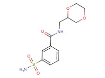 3-(aminosulfonyl)-N-(1,4-dioxan-2-ylmethyl)benzamide