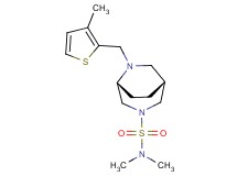 (1R*,5R*)-N,N-dimethyl-6-[(3-methyl-2-thienyl)methyl]-3,6-diazabicyclo[3.2.2]nonane-3-sulfonamide