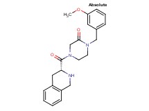 1-(3-methoxybenzyl)-4-[(3R)-1,2,3,4-tetrahydro-3-isoquinolinylcarbonyl]-2-piperazinone