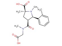 (2S*,4S*,5R*)-4-{[(carboxymethyl)(methyl)amino]carbonyl}-1,2-dimethyl-5-(2-methylphenyl)pyrrolidine-2-carboxylic acid