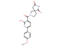 7-{[2-hydroxy-6-(4-methoxyphenyl)-3-pyridinyl]carbonyl}-2,7-diazaspiro[4.4]nonane-1,3-dione