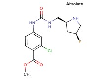 methyl 2-chloro-4-{[({[(2S,4S)-4-fluoropyrrolidin-2-yl]methyl}amino)carbonyl]amino}benzoate