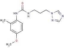 N-(4-methoxy-2-methylphenyl)-N'-[3-(1H-1,2,4-triazol-1-yl)propyl]urea
