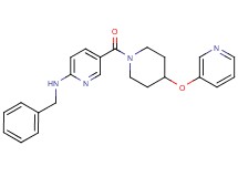 N-benzyl-5-{[4-(3-pyridinyloxy)-1-piperidinyl]carbonyl}-2-pyridinamine