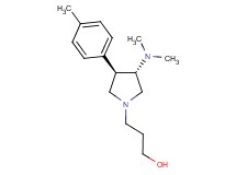 3-[(3S*,4R*)-3-(dimethylamino)-4-(4-methylphenyl)-1-pyrrolidinyl]-1-propanol