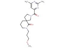 2-[(2,6-dimethylpyrimidin-4-yl)carbonyl]-7-(3-methoxypropyl)-2,7-diazaspiro[4.5]decan-6-one