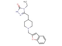 5-{[1-(1-benzofuran-2-ylmethyl)-4-piperidinyl]methyl}-4-ethyl-2,4-dihydro-3H-1,2,4-triazol-3-one
