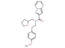 N-[2-(4-methoxyphenyl)ethyl]-N-(tetrahydrofuran-2-ylmethyl)pyrazolo[1,5-a]pyrimidine-2-carboxamide