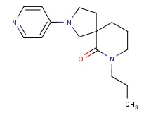 7-propyl-2-(4-pyridinyl)-2,7-diazaspiro[4.5]decan-6-one