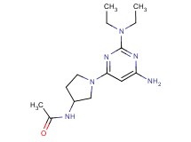 N-{1-[6-amino-2-(diethylamino)pyrimidin-4-yl]pyrrolidin-3-yl}acetamide
