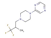 2-[4-(3,3,3-trifluoro-2-methylpropyl)piperazin-1-yl]pyrazine