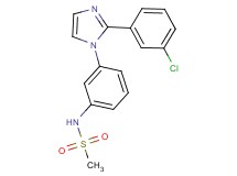 N-{3-[2-(3-chlorophenyl)-1H-imidazol-1-yl]phenyl}methanesulfonamide
