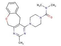N,N-dimethyl-4-(2-methyl-5,11-dihydro[1]benzoxepino[3,4-d]pyrimidin-4-yl)piperazine-1-carboxamide