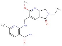 2-{[(6-ethyl-2-methoxy-5-oxo-6,7-dihydro-5H-pyrrolo[3,4-b]pyridin-3-yl)methyl]amino}-6-methylnicotinamide