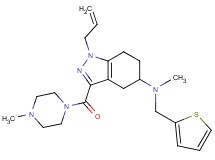1-allyl-N-methyl-3-[(4-methyl-1-piperazinyl)carbonyl]-N-(2-thienylmethyl)-4,5,6,7-tetrahydro-1H-indazol-5-amine