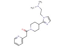 N,N-dimethyl-2-{2-[1-(pyridin-2-ylacetyl)piperidin-4-yl]-1H-imidazol-1-yl}ethanamine
