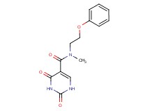 N-methyl-2,4-dioxo-N-(2-phenoxyethyl)-1,2,3,4-tetrahydropyrimidine-5-carboxamide