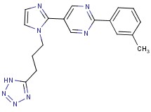 2-(3-methylphenyl)-5-{1-[3-(1H-tetrazol-5-yl)propyl]-1H-imidazol-2-yl}pyrimidine