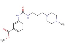 methyl 3-[({[3-(4-methylpiperazin-1-yl)propyl]amino}carbonyl)amino]benzoate