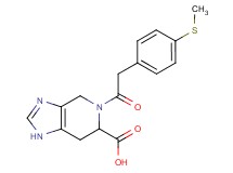 5-{[4-(methylthio)phenyl]acetyl}-4,5,6,7-tetrahydro-1H-imidazo[4,5-c]pyridine-6-carboxylic acid