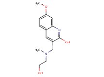 3-{[(2-hydroxyethyl)(methyl)amino]methyl}-7-methoxy-2-quinolinol