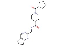 1-(cyclopentylcarbonyl)-N-(6,7-dihydro-5H-cyclopenta[d]pyrimidin-2-ylmethyl)-4-piperidinecarboxamide