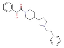 2-oxo-1-phenyl-2-{4-[1-(2-phenylethyl)-3-pyrrolidinyl]-1-piperidinyl}ethanone