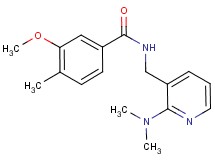 N-{[2-(dimethylamino)-3-pyridinyl]methyl}-3-methoxy-4-methylbenzamide