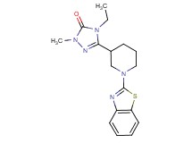 5-[1-(1,3-benzothiazol-2-yl)piperidin-3-yl]-4-ethyl-2-methyl-2,4-dihydro-3H-1,2,4-triazol-3-one