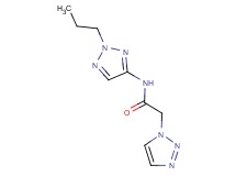 N-(2-propyl-2H-1,2,3-triazol-4-yl)-2-(1H-1,2,3-triazol-1-yl)acetamide
