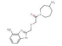 1-{[(4-methyl-1H-benzimidazol-2-yl)methoxy]acetyl}-4-azepanamine