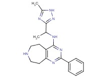 N-[1-(5-methyl-1H-1,2,4-triazol-3-yl)ethyl]-2-phenyl-6,7,8,9-tetrahydro-5H-pyrimido[4,5-d]azepin-4-amine