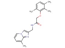 N-[(8-methylimidazo[1,2-a]pyridin-2-yl)methyl]-2-(2,3,6-trimethylphenoxy)acetamide