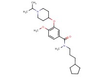 N-(3-cyclopentylpropyl)-3-[(1-isopropyl-4-piperidinyl)oxy]-4-methoxy-N-methylbenzamide