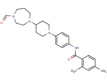 N-{4-[4-(4-formyl-1,4-diazepan-1-yl)-1-piperidinyl]phenyl}-2,4-dimethylbenzamide