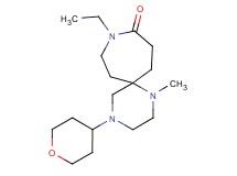 9-ethyl-1-methyl-4-(tetrahydro-2H-pyran-4-yl)-1,4,9-triazaspiro[5.6]dodecan-10-one