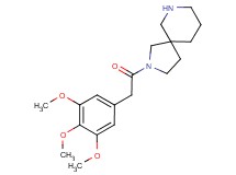 2-[(3,4,5-trimethoxyphenyl)acetyl]-2,7-diazaspiro[4.5]decane