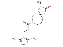 8-[3-(3,5-dimethyl-4-isoxazolyl)propanoyl]-3-methyl-1-oxa-3,8-diazaspiro[4.6]undecan-2-one