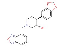 (3S*,4S*)-4-(1,3-benzodioxol-5-yl)-1-(2,1,3-benzoxadiazol-4-ylmethyl)piperidin-3-ol