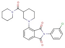 2-(3-chlorophenyl)-4-[3-(1-piperidinylcarbonyl)-1-piperidinyl]-1H-isoindole-1,3(2H)-dione