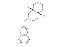 (4aS*,8aS*)-2-(1-benzofuran-2-ylmethyl)octahydroisoquinolin-4a(2H)-ol