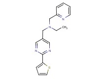 N-(pyridin-2-ylmethyl)-N-{[2-(2-thienyl)pyrimidin-5-yl]methyl}ethanamine