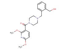 [2-({4-[(2,6-dimethoxypyridin-3-yl)carbonyl]piperazin-1-yl}methyl)phenyl]methanol