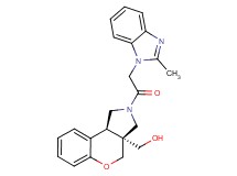 [(3aS*,9bS*)-2-[(2-methyl-1H-benzimidazol-1-yl)acetyl]-1,2,3,9b-tetrahydrochromeno[3,4-c]pyrrol-3a(4H)-yl]methanol