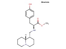 methyl (2S)-3-(4-hydroxyphenyl)-2-{[(1S,9aR)-octahydro-2H-quinolizin-1-ylmethyl]amino}propanoate
