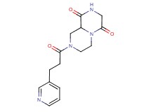 8-(3-pyridin-3-ylpropanoyl)tetrahydro-2H-pyrazino[1,2-a]pyrazine-1,4(3H,6H)-dione