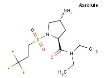 (4R)-4-amino-N,N-diethyl-1-[(3,3,3-trifluoropropyl)sulfonyl]-L-prolinamide