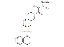 (2S)-1-[7-(3,4-dihydroquinolin-1(2H)-ylsulfonyl)-3,4-dihydroisoquinolin-2(1H)-yl]-N-methyl-1-oxopropan-2-amine
