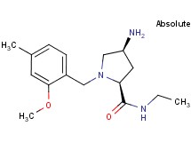 (2S,4S)-4-amino-N-ethyl-1-(2-methoxy-4-methylbenzyl)pyrrolidine-2-carboxamide